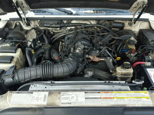 1FMZU77E51UB39150 - 2001 FORD EXPLORER S WHITE photo 7