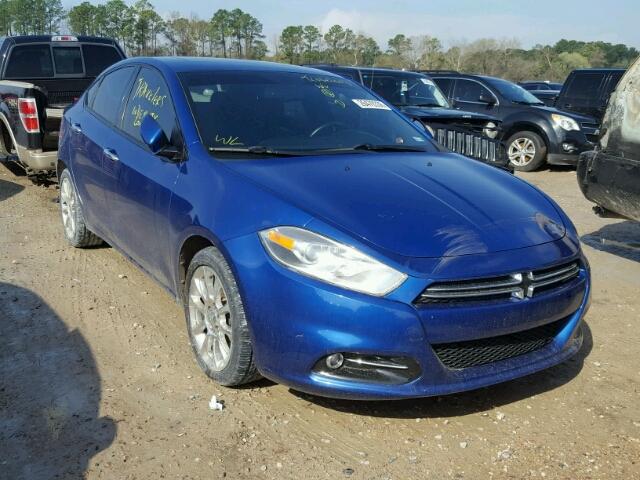 1C3CDFCH6DD210384 - 2013 DODGE DART LIMIT BLUE photo 1