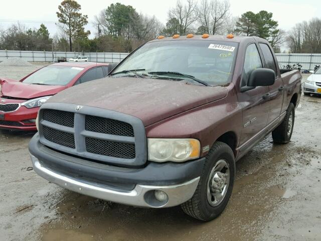 3D7KA28D53G737225 - 2003 DODGE RAM 2500 S RED photo 2