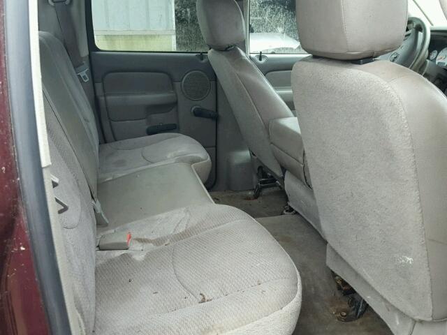 3D7KA28D53G737225 - 2003 DODGE RAM 2500 S RED photo 6