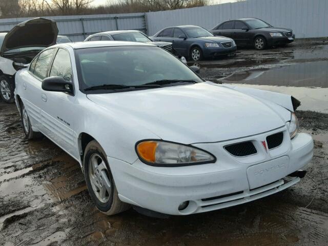 1G2NE52T3XM706592 - 1999 PONTIAC GRAND AM S WHITE photo 1