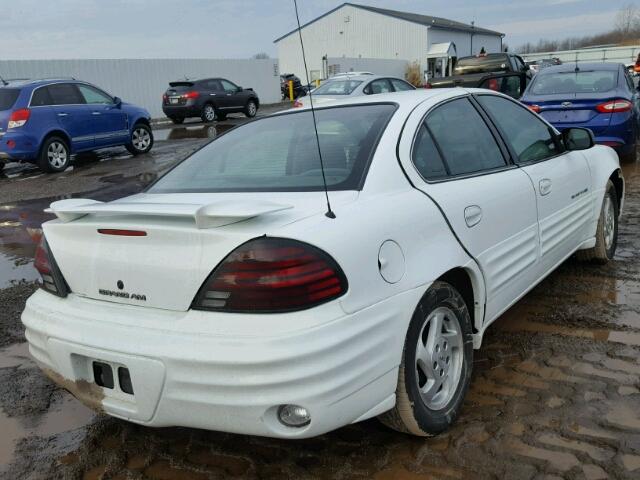 1G2NE52T3XM706592 - 1999 PONTIAC GRAND AM S WHITE photo 4