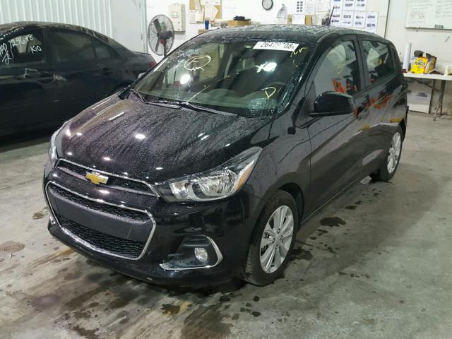 KL8CD6SA9HC827833 - 2017 CHEVROLET SPARK 1LT BLACK photo 2