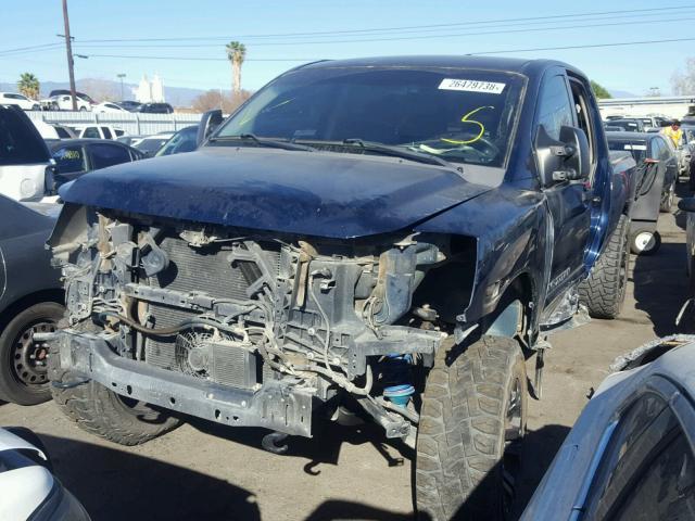 1N6AA07A97N231635 - 2007 NISSAN TITAN XE BLUE photo 2