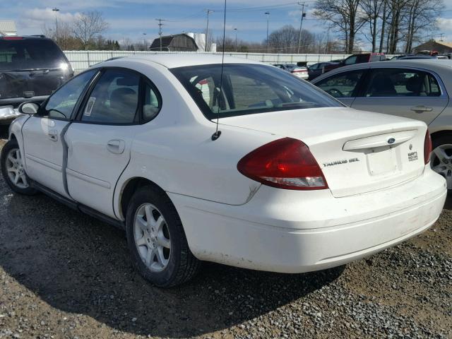 1FAFP56UX7A118886 - 2007 FORD TAURUS SEL WHITE photo 3