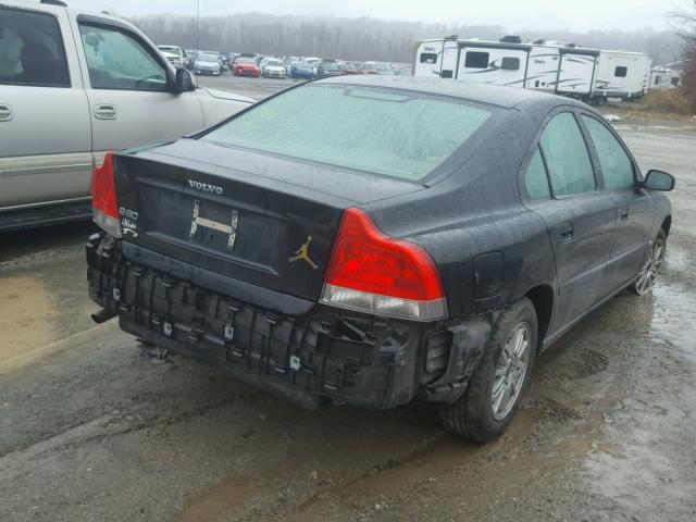 YV1RS61T042412498 - 2004 VOLVO S60 BLACK photo 4