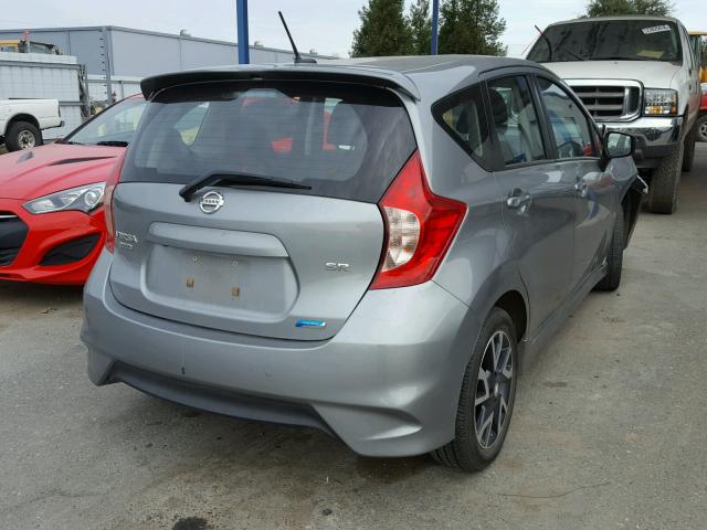 3N1CE2CP5FL416496 - 2015 NISSAN VERSA NOTE GRAY photo 4