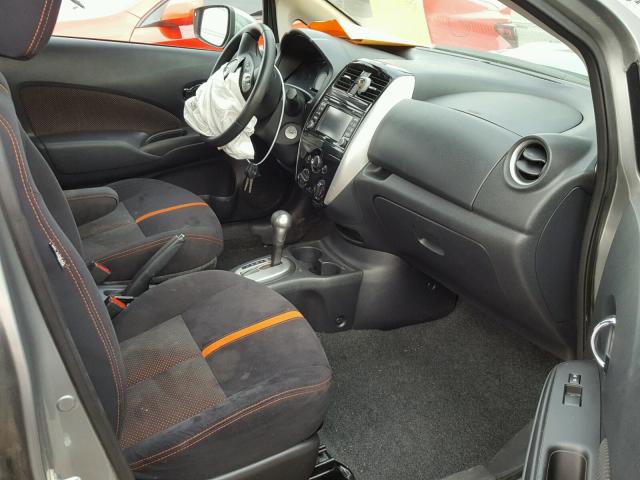 3N1CE2CP5FL416496 - 2015 NISSAN VERSA NOTE GRAY photo 5