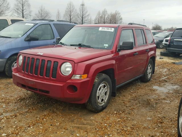 1J8FT28048D591397 - 2008 JEEP PATRIOT SP RED photo 2