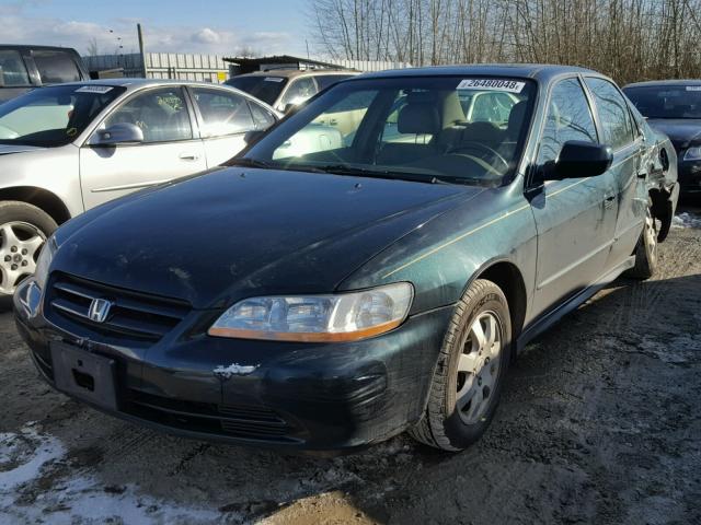 JHMCG56601C014299 - 2001 HONDA ACCORD EX GREEN photo 2