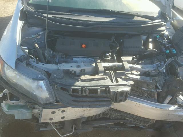 2HGFB2F57CH311252 - 2012 HONDA CIVIC LX SILVER photo 7