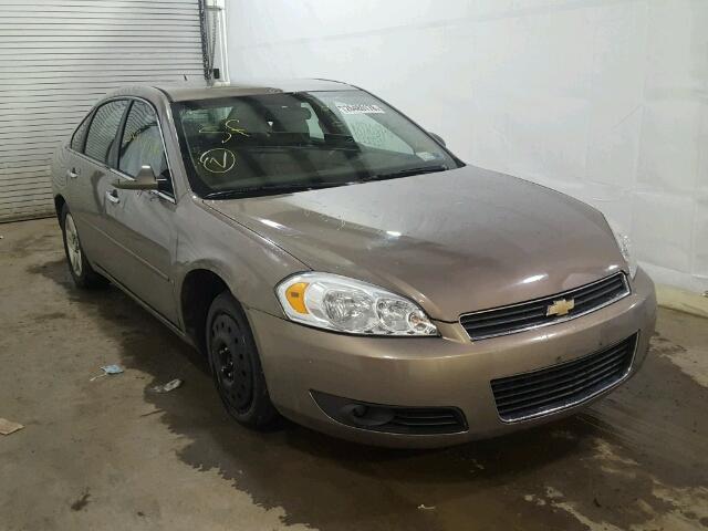 2G1WU58R679201666 - 2007 CHEVROLET IMPALA LTZ TAN photo 1