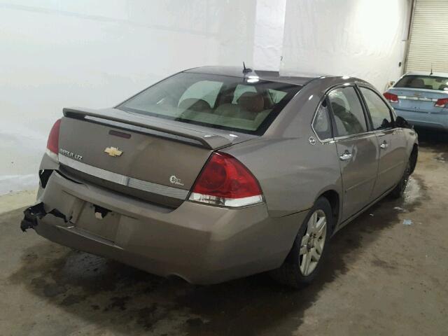 2G1WU58R679201666 - 2007 CHEVROLET IMPALA LTZ TAN photo 4