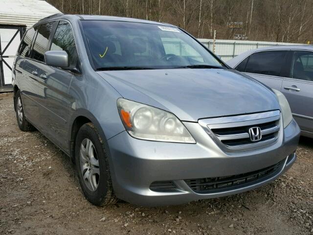 5FNRL38736B094905 - 2006 HONDA ODYSSEY EX BLUE photo 1