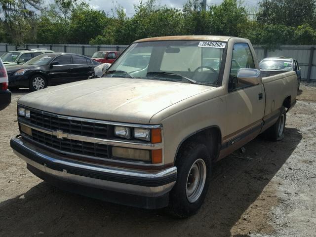 2GCEC14H1K1207667 - 1989 CHEVROLET GMT-400 C1 BEIGE photo 2