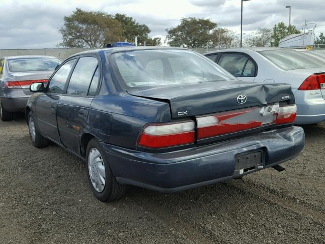 1NXBB02EXTZ495036 - 1996 TOYOTA COROLLA DX BLUE photo 3