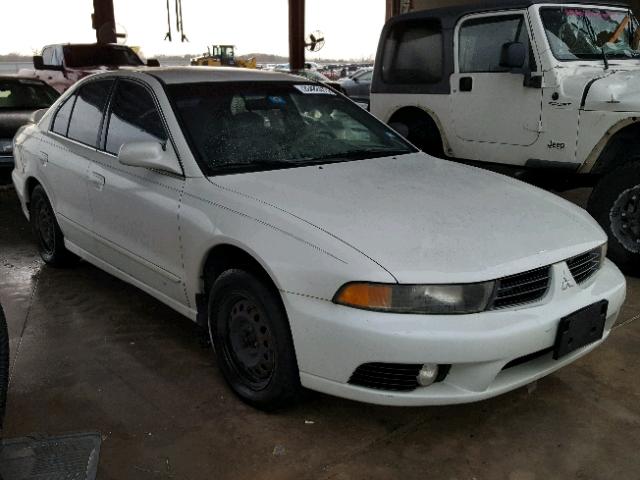 4A3AA46G12E067562 - 2002 MITSUBISHI GALANT ES WHITE photo 1