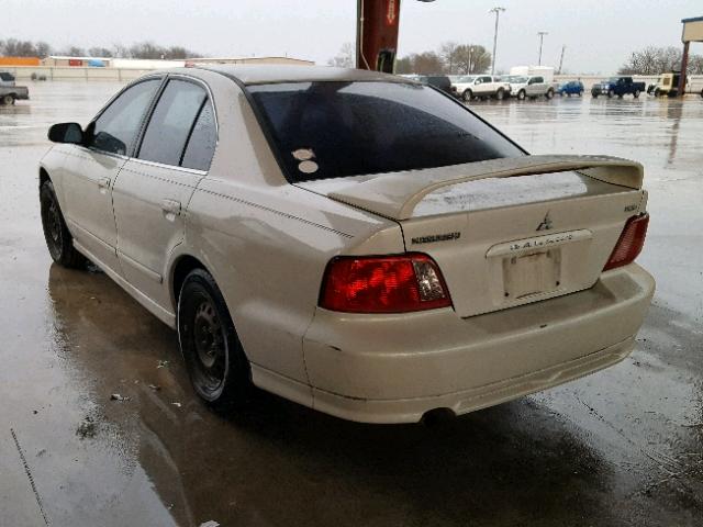 4A3AA46G12E067562 - 2002 MITSUBISHI GALANT ES WHITE photo 3