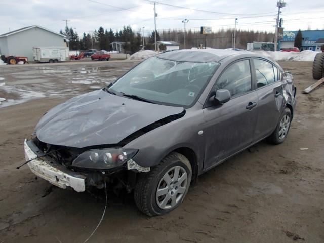 JM1BK32F171700636 - 2007 MAZDA 3 I GRAY photo 2