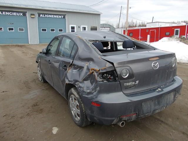 JM1BK32F171700636 - 2007 MAZDA 3 I GRAY photo 3