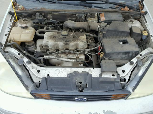 1FAFP33P22W318854 - 2002 FORD FOCUS LX SILVER photo 7