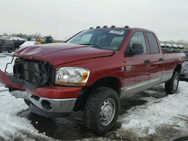 3D7MX38A28G200760 - 2008 DODGE RAM 3500 S RED photo 2