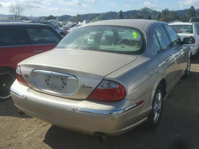 SAJDA01N12FM23440 - 2002 JAGUAR S-TYPE BEIGE photo 4