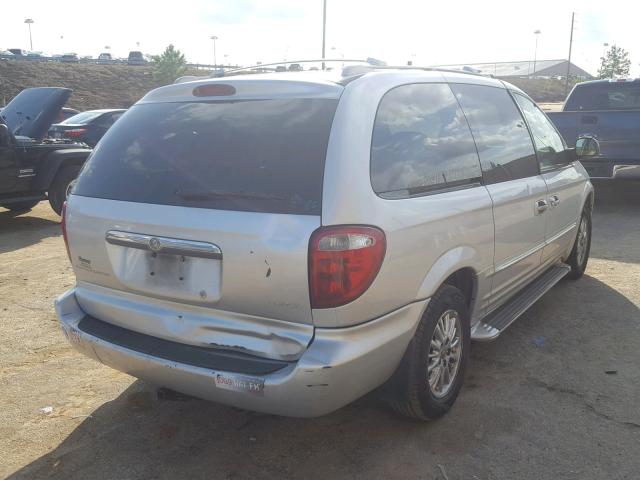 2C8GP64L22R513260 - 2002 CHRYSLER TOWN & COU SILVER photo 4