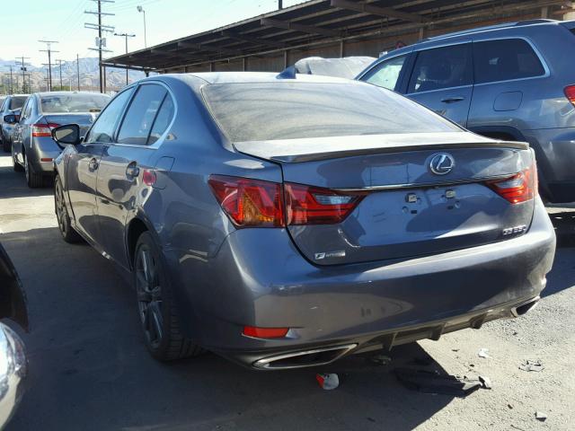 JTHBE1BL9FA003195 - 2015 LEXUS GS 350 GRAY photo 3