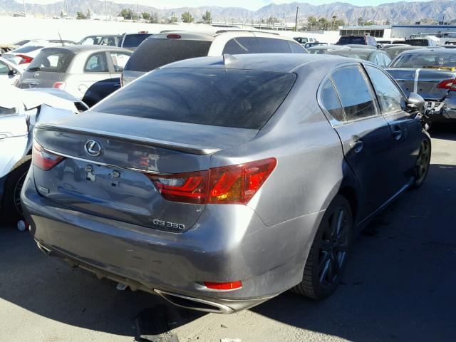 JTHBE1BL9FA003195 - 2015 LEXUS GS 350 GRAY photo 4