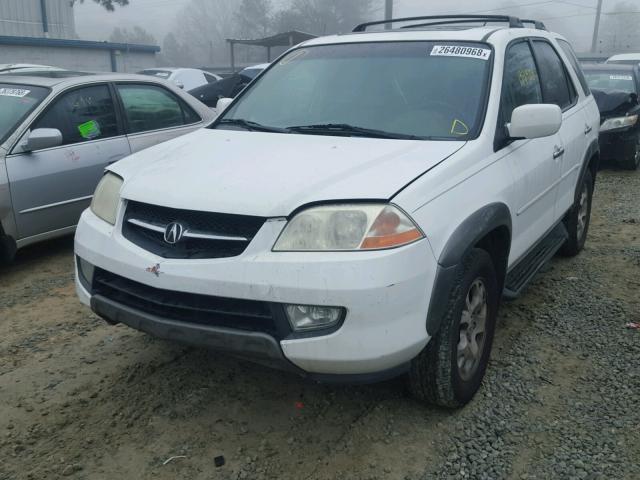 2HNYD18882H531513 - 2002 ACURA MDX TOURIN WHITE photo 2