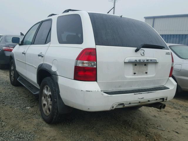 2HNYD18882H531513 - 2002 ACURA MDX TOURIN WHITE photo 3