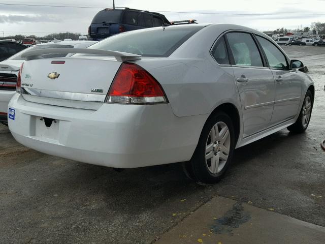 2G1WG5EK2B1161463 - 2011 CHEVROLET IMPALA LT WHITE photo 4