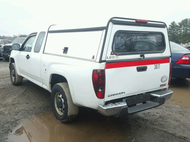 1GTDT196968158160 - 2006 GMC CANYON WHITE photo 3