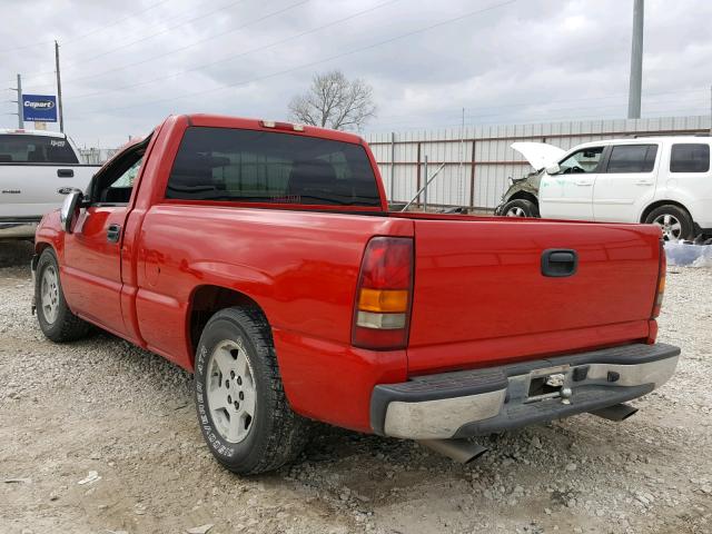 1GCEC14V02Z280414 - 2002 CHEVROLET SILVERADO RED photo 3