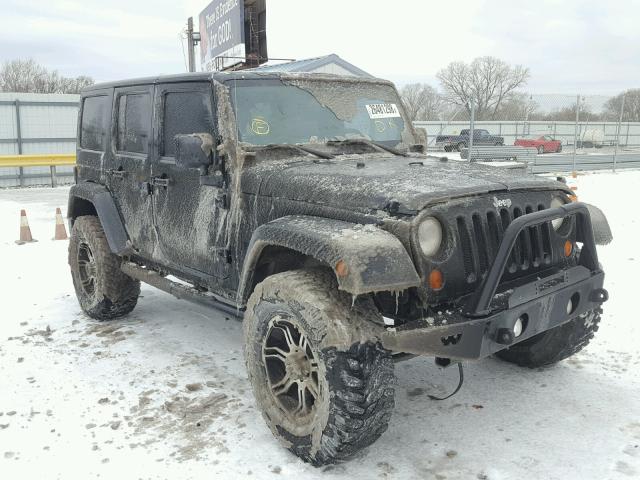 1J4GA39138L550774 - 2008 JEEP WRANGLER U BLACK photo 1