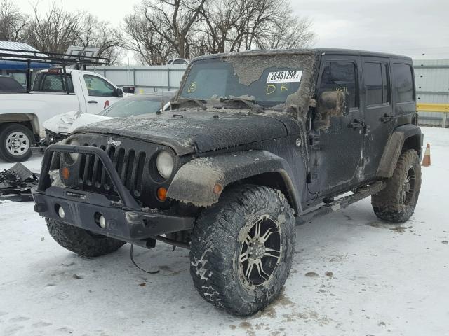 1J4GA39138L550774 - 2008 JEEP WRANGLER U BLACK photo 2