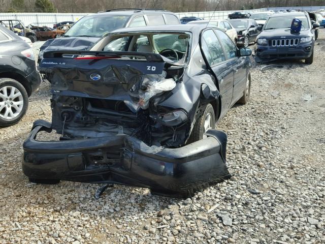 1G1NE52J62M655813 - 2002 CHEVROLET MALIBU LS შავი ფოტო 4