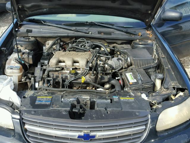 1G1NE52J62M655813 - 2002 CHEVROLET MALIBU LS შავი ფოტო 7