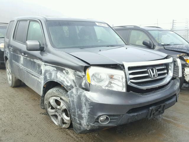 5FNYF3H72CB026643 - 2012 HONDA PILOT EXLN GRAY photo 1