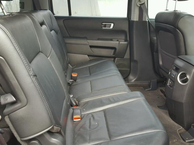 5FNYF3H72CB026643 - 2012 HONDA PILOT EXLN GRAY photo 6