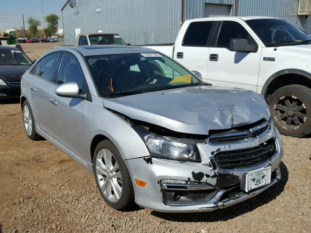 1G1PG5SB9F7281441 - 2015 CHEVROLET CRUZE LTZ SILVER photo 1