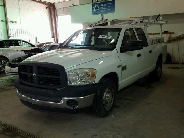 3D7KR28D87G827869 - 2007 DODGE RAM 2500 S WHITE photo 2