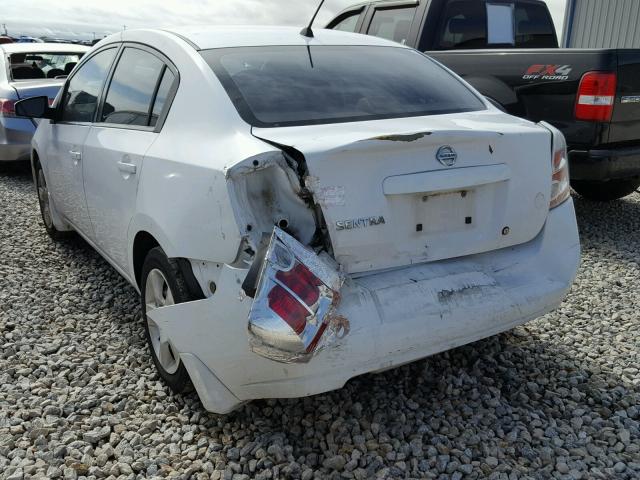 3N1AB61E08L748311 - 2008 NISSAN SENTRA 2.0 WHITE photo 3