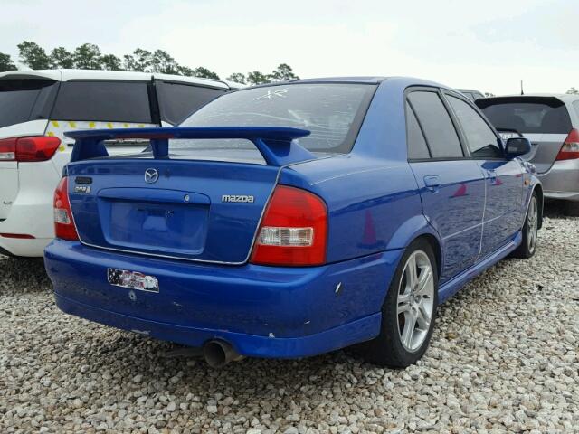 JM1BJ227410466401 - 2001 MAZDA PROTEGE MP BLUE photo 4