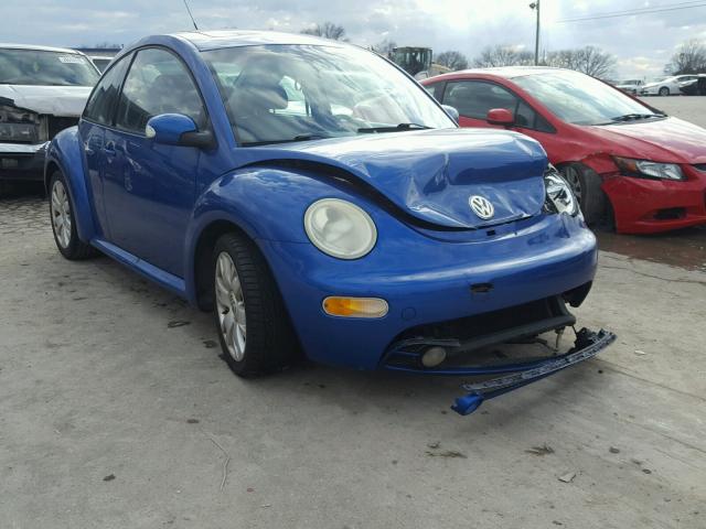 3VWCD21C33M431663 - 2003 VOLKSWAGEN NEW BEETLE BLUE photo 1