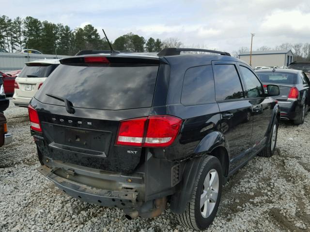 3C4PDCBB3CT367453 - 2012 DODGE JOURNEY SX BLACK photo 4