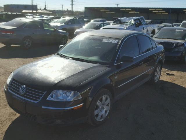 WVWRH63B83P267415 - 2003 VOLKSWAGEN PASSAT GLX BLACK photo 2
