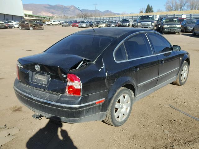 WVWRH63B83P267415 - 2003 VOLKSWAGEN PASSAT GLX BLACK photo 4