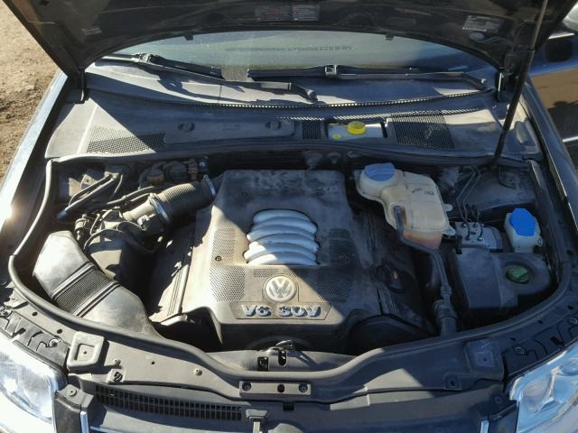 WVWRH63B83P267415 - 2003 VOLKSWAGEN PASSAT GLX BLACK photo 7